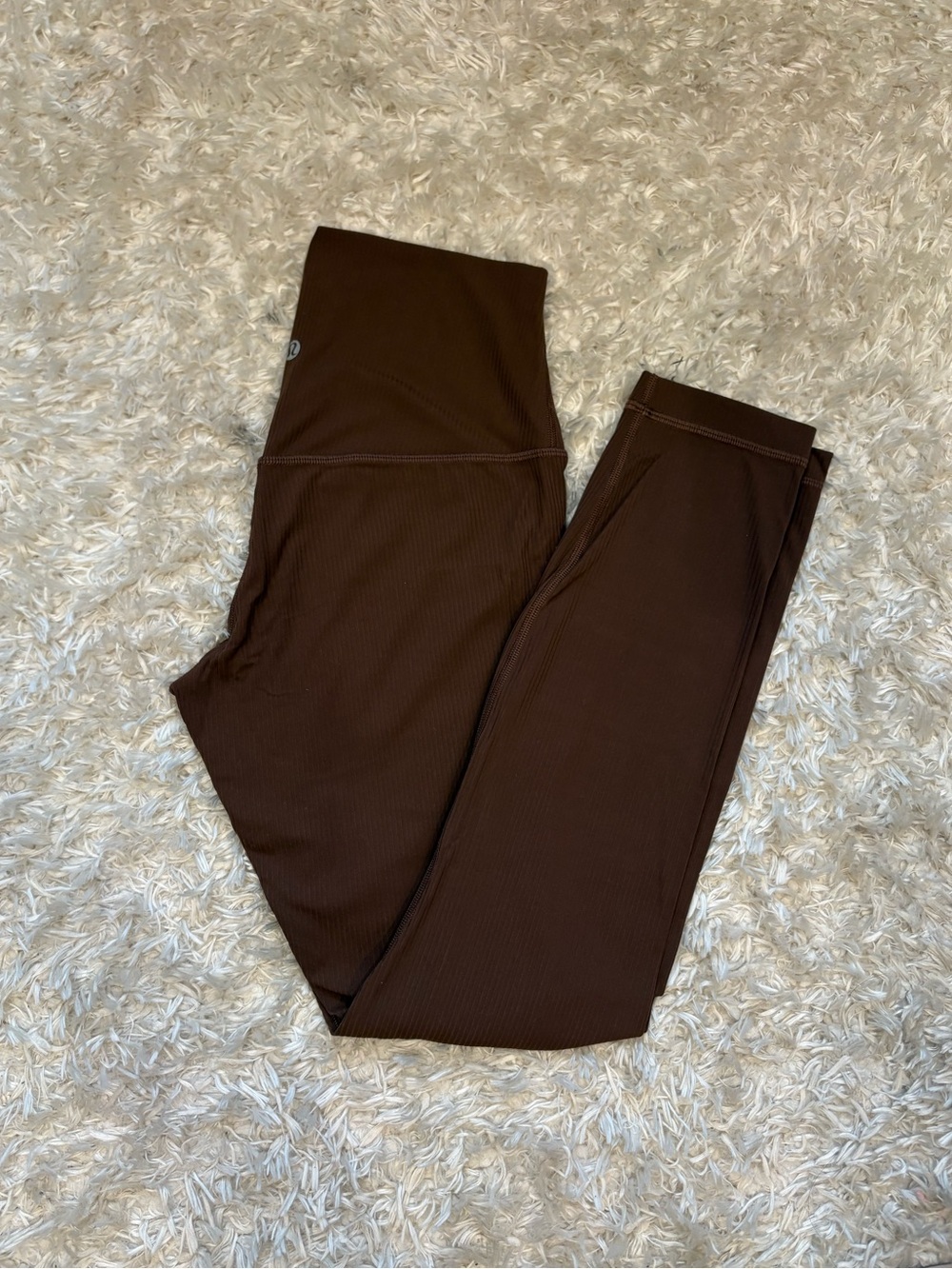 lululemon athletica Ribbed High-Waist Leggings - Brown